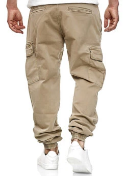 Urban Classics Herren Cargo Joggpants Stoffhose 6-Pockets Sand Beige -Stilreich Geschäft 18031083 3