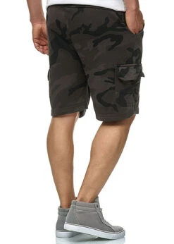 Urban Classics Herren Bermuda Cargo Camouflage Shorts 4-Pockets Dark Camo -Stilreich Geschäft 19062592 2
