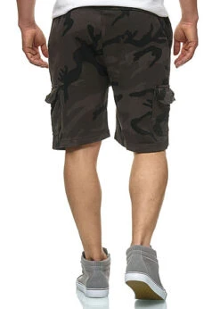 Urban Classics Herren Bermuda Cargo Camouflage Shorts 4-Pockets Dark Camo -Stilreich Geschäft 19062592 3