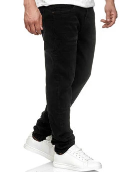 Urban Classics Herren Stretch Denim Jeans Hose 5-Pockets Schwarz -Stilreich Geschäft 19094066 2