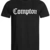Mister Tee Herren T-Shirt COMPTON Print Schwarz
