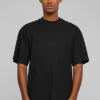 Urban Classics Herren Oversized Basic T-Shirt Schwarz