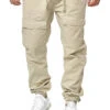 Urban Classics Herren Cargo Stoffhose Jogging Pants 6-Pockets Concrete Beige