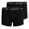 Jack & Jones Jack And Jones Herren NOOS 2er-Pack Boxershorts Unifarben Schwarz