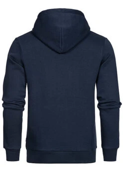 Jack & Jones Jack And Jones Herren NOOS Sweat Hoodie Kapuze Old Logo Print Kängurutasche Navy Blau -Stilreich Geschäft 20104542 2