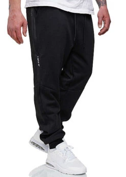 Hailys Herren Sweat Pants Jogginghose 3-Pockets Schwarz