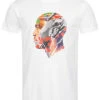 Mister Tee Herren T-Shirt Legend Head Print Weiss