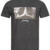 Mister Tee Herren T-Shirt Pray Hand Print Charcoal Dunkel Grau