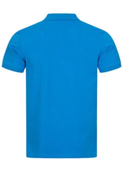 Tom Tailor Herren Polo T-Shirt Logo Stickerei Bright Ibiza Blau -Stilreich Geschäft 21063249 2