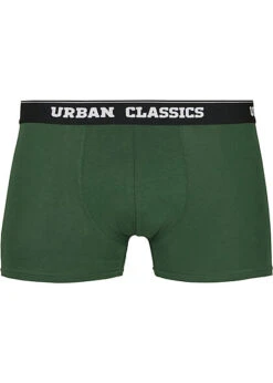 Urban Classics Herren 3-er Pack Boxer Shorts Dunkel Grün & Paisley & Schwarz -Stilreich Geschäft 21063254 2
