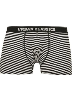Urban Classics Herren 3-er Pack Boxer Shorts Streifen Bottle Grün & Rot & Weiss -Stilreich Geschäft 21063256 2