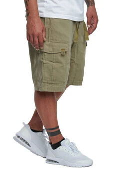 Lowrider Herren Cargo Bermuda Shorts Mit Tunnelzug 6-Pockets Khaki -Stilreich Geschäft 21078263 2