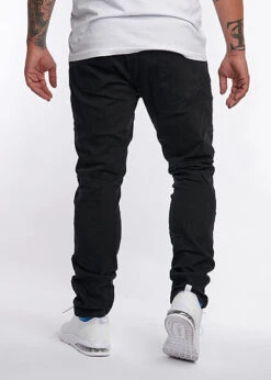 Eight2Nine Herren Skinny Fit Jeans Hose 5-Pockets Knopfleiste Schwarz Denim -Stilreich Geschäft 21083758 4