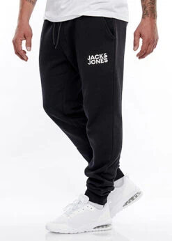 Jack & Jones Jack And Jones Herren NOOS Sweathose Jogginghose Logo Print 2-Pockets Schwarz