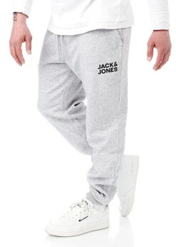 Jack & Jones Jack And Jones Herren NOOS Sweathose Jogginghose Logo Print 2-Pockets Hellgrau Mel. 8 Jack & Jones Jack And Jones Herren NOOS Sweathose Jogginghose Logo Print 2-Pockets Hellgrau Mel. -Stilreich Geschäft 21083879 3