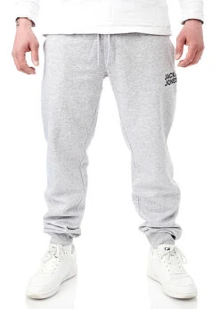 Jack & Jones Jack And Jones Herren NOOS Sweathose Jogginghose Logo Print 2-Pockets Hellgrau Mel. 9 Jack & Jones Jack And Jones Herren NOOS Sweathose Jogginghose Logo Print 2-Pockets Hellgrau Mel. -Stilreich Geschäft 21083879 4