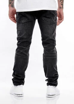 Hailys Herren Slim Fit Jeans Hose 5-Pockets Mit Kordel Am Hosenbund Schwarz Denim -Stilreich Geschäft 21092032 3