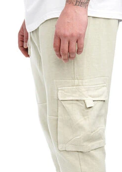 ONLY & SONS Herren Cargo Sweat Stoffhose 5-Pockets Moonstruck Beige -Stilreich Geschäft 21101248 3