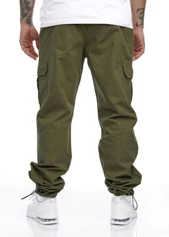 Urban Classics Herren Cargohose 6-Pockets Oliv Grün -Stilreich Geschäft 21102051 3