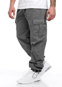 Urban Classics Herren Cargohose 6-Pockets Asphalt Grau