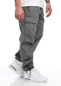 Urban Classics Herren Cargohose 6-Pockets Asphalt Grau -Stilreich Geschäft 21102052 2