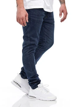 Indicode Herren Jeans Hose 5-Pockets Navy Blau -Stilreich Geschäft 21110116 2
