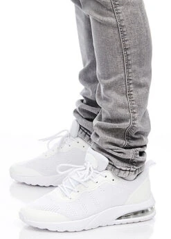 Indicode Herren Jeans Hose 5-Pockets Washed Look Vintage Grau -Stilreich Geschäft 21110117 4