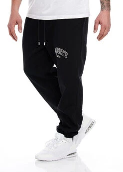 Jack & Jones Jack And Jones Herren Basic Sweathose Jogginghose Logo Print 2-Pockets Schwarz
