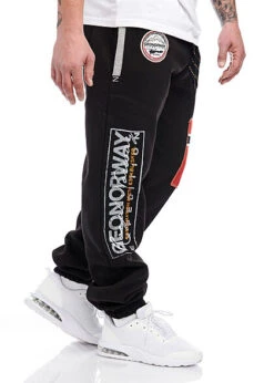 Geographical Norway Herren Sweat Pants Joggingshose 3-Pockets Schwarz -Stilreich Geschäft 21110349 2