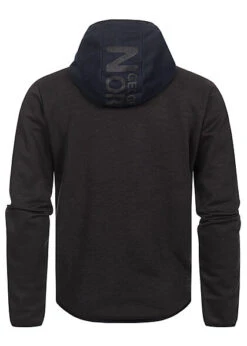 Geographical Norway Herren Zip-Hoodie Mit 2-Pockets Logo Print Navy Blau Schwarz -Stilreich Geschäft 22030520 2