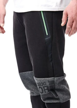 Geographical Norway Herren 2-Tone Jogginghose 2-Pockets Logo Print Hell Grau Schwarz -Stilreich Geschäft 22030525 3