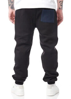 Geographical Norway Herren 2-Tone Jogginghose 2-Pockets Schwarz Navy Blau -Stilreich Geschäft 22030528 3