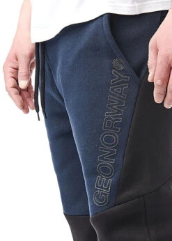 Geographical Norway Herren 2-Tone Jogginghose 2-Pockets Schwarz Navy Blau -Stilreich Geschäft 22030528 4