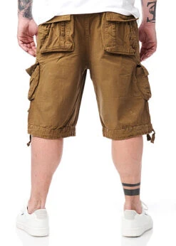 Geographical Norway Herren Kurze Cargohose Inkl. Gürtel 6-Pockets Khaki -Stilreich Geschäft 22030539 3