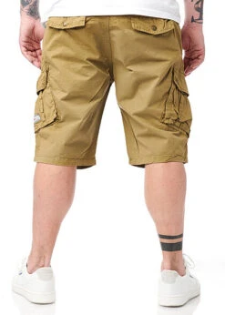 Geographical Norway Herren Bermuda Shorts Cargohose 6-Pockets Tunnelzug Grün -Stilreich Geschäft 22030545 3