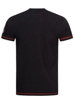 Canadian Peak Herren T-Shirt Mit Rundhals Logo Print Schwarz -Stilreich Geschäft 22030549 2