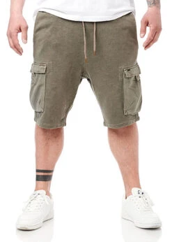 Only & Sons Herren NOOS Shorts Kurze Cargohose Mit 6-Pockets Canteen Grün