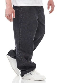 Urban Classics Herren 90's Jeans Hose Mit 4-Pockets Schwarz -Stilreich Geschäft 22040276 2
