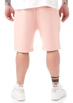 Indicode Herren Sweat Shorts 3-Pockets Slim Fit Tunnelzug Coral Cloud Hell Orange -Stilreich Geschäft 22040724 2