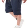 Indicode Herren Bermuda Shorts 5-Pockets Mit Kontrast Tunnelzug Navy Blau