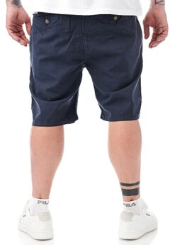 Indicode Herren Bermuda Shorts 5-Pockets Mit Kontrast Tunnelzug Navy Blau -Stilreich Geschäft 22040728 2