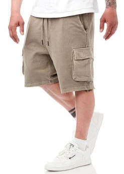 ONLY & SONS Herren Cargo Sweat Shorts 4-Pockets Tunnelzug Chinchilla Braun