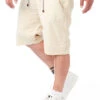 Indicode Herren Bermuda Leinen Baumwoll Shorts 4-Pockets