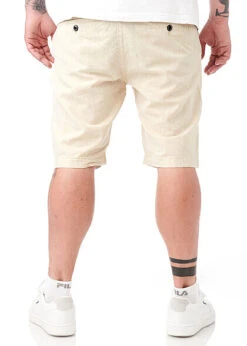 Indicode Herren Bermuda Leinen Baumwoll Shorts 4-Pockets -Stilreich Geschäft 22050280 2