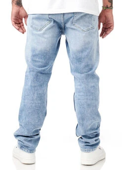 ONLY & SONS Herren Jeans Hose Destroyed Look Und Washed Look 5-Pockets Blau Denim -Stilreich Geschäft 22060233 2