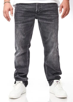 ONLY & SONS Herren NOOS Jeans Hose Mit 5-Pockets Washed Look Dunkel Grau Denim