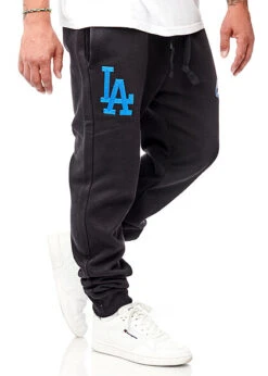 Champion Herren Los Angeles Dodgers MLB Sweat Pants Hose 2-Pockets Schwarz