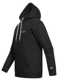 Champion Herren Half-Zip Hoodie Mit Kapuze Und Kängurutasche Schwarz -Stilreich Geschäft 22080377 2