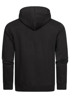 Champion Herren Half-Zip Hoodie Mit Kapuze Und Kängurutasche Schwarz -Stilreich Geschäft 22080377 3