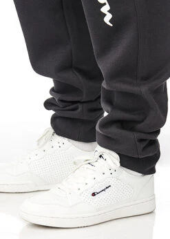 Champion Herren Sweat Pants Jogginghose 2-Pockets Logo Print Schwarz -Stilreich Geschäft 22080378 3